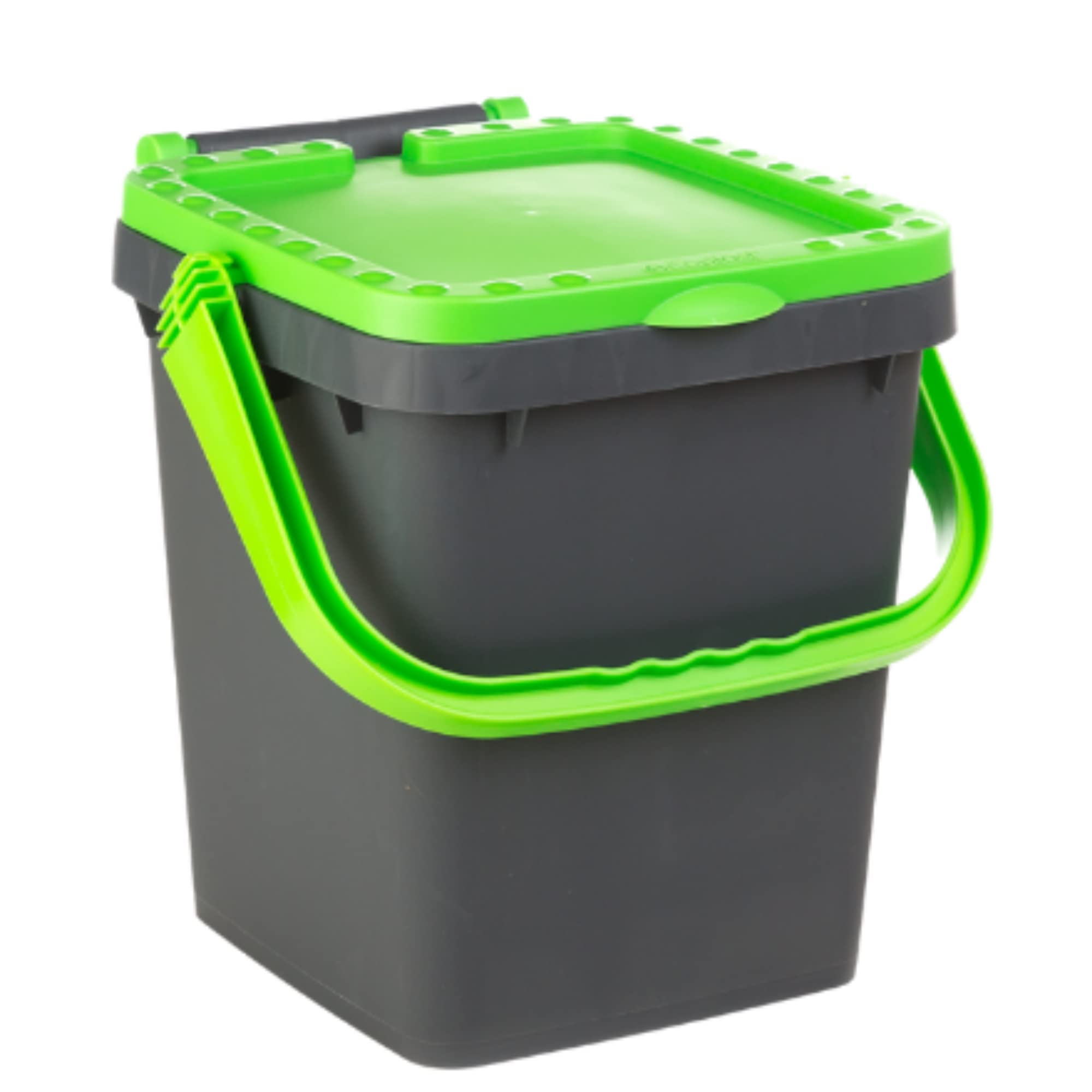 Ecoplast Poubelle collecte différenciée 20 l plastique recyclée vert 34,5 cm