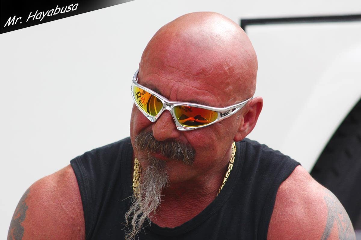 HSE SportEyes® | beschlagfrei, winddicht, HLT® Kunststoff-Sicherheitsglas nach DIN EN 166 | Sportbrille, Radbrille, Sonnenbrille | Brille: 2050 (rot verspiegelt - Chrom)