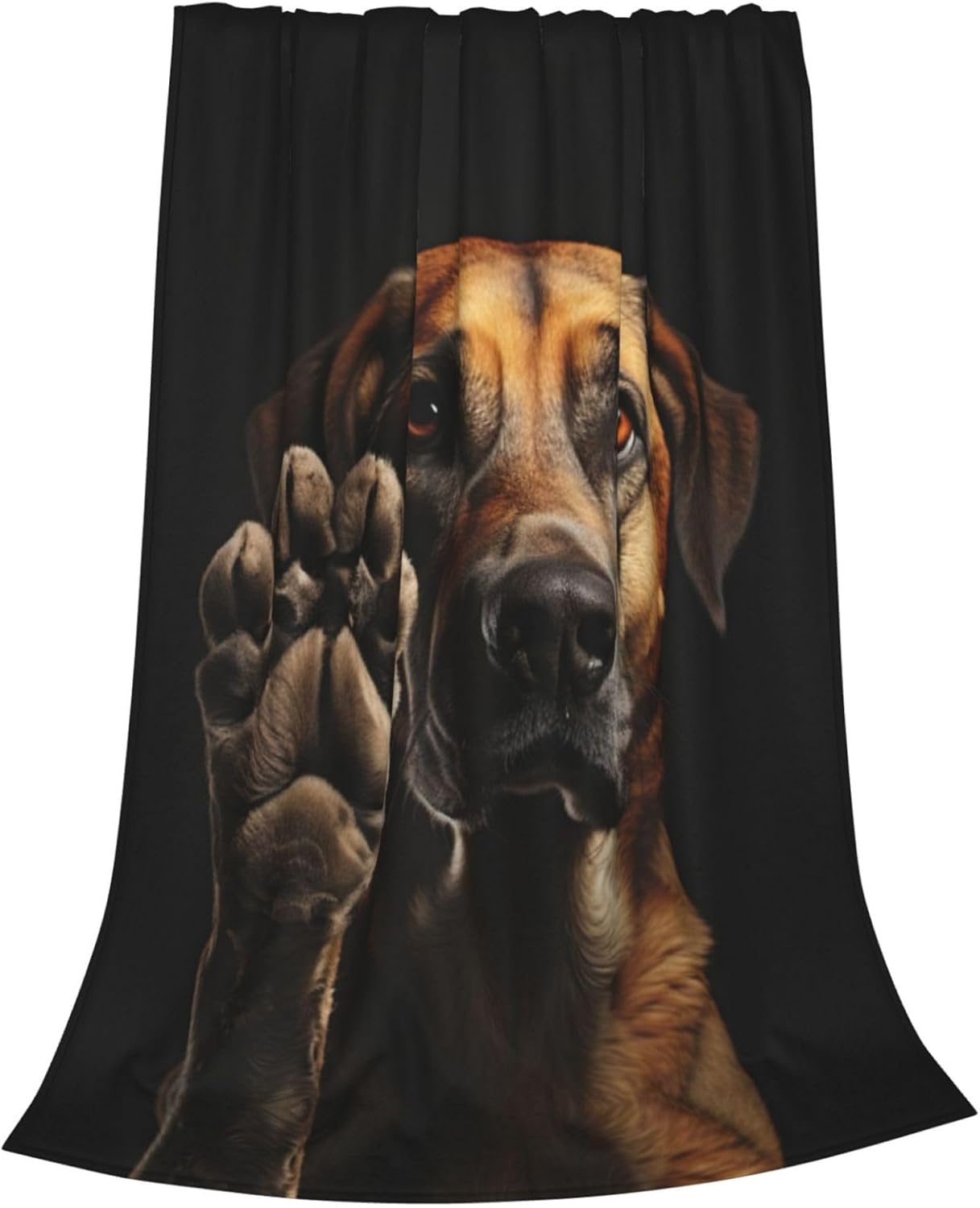 Dog Animal Pet Paw Print Ultra-Soft Micro Flannel Throw Blanket,Cozy Flannel,Soft Warm, Fluffy Fuzzy,Gifts