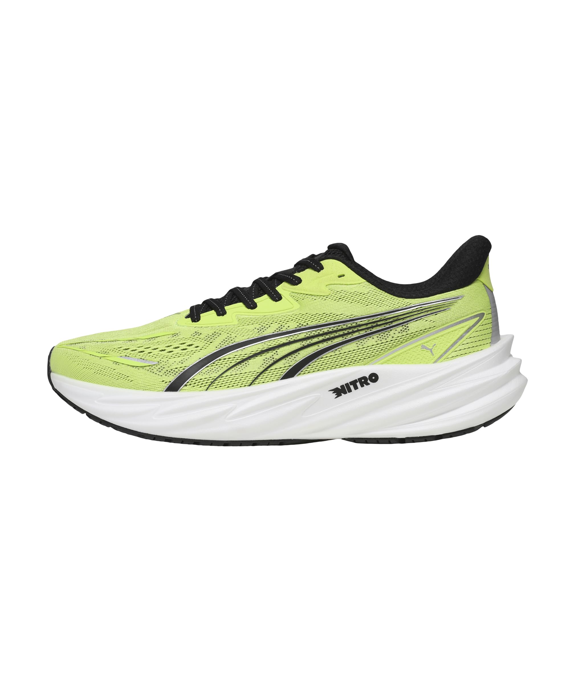 PUMA Men's Velocity Nitro 5 312944 Running Shoe, Sunny Lime-Moody Gray, 27.5 cm