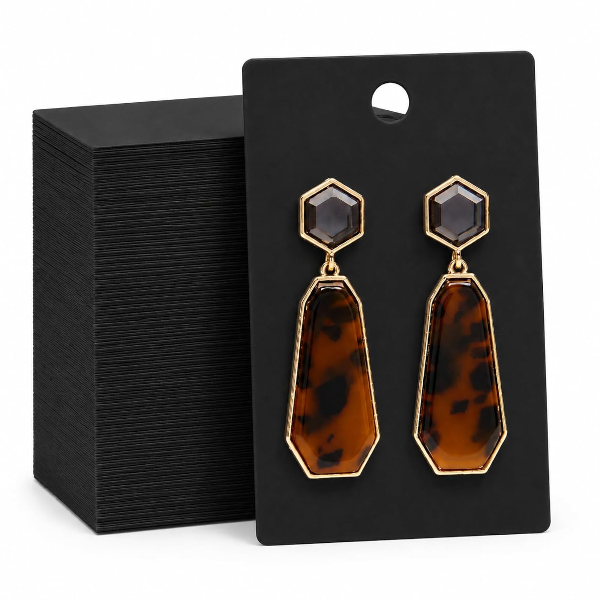Earring Display Cards for Jewellery Packaging, 350 GSM
