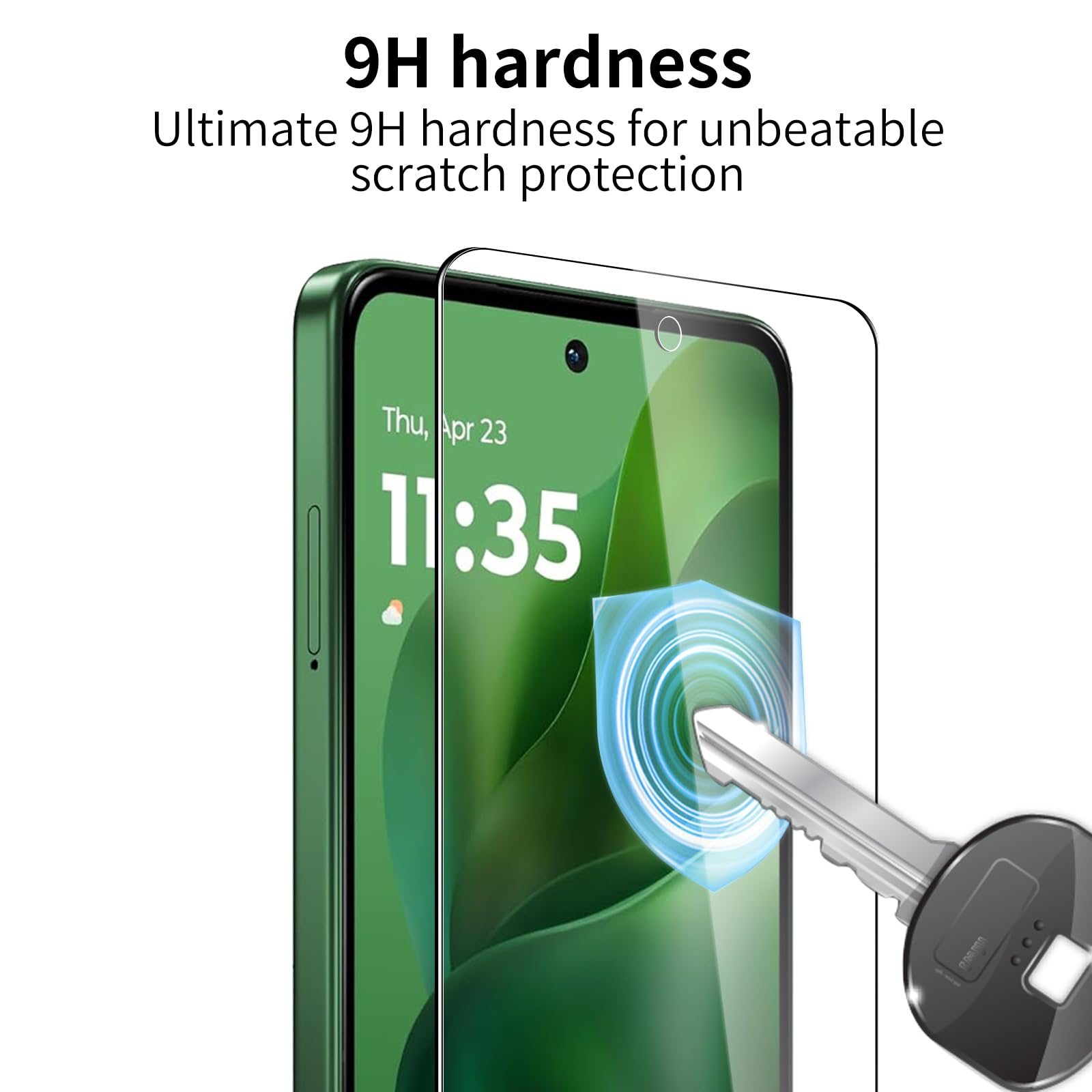 3+3 szt. do Moto G Stylus 5G 2025 ochraniacz ekranu + osłona obiektywu aparatu, odporna na zarysowania folia ze szkła hartowanego, ochrona przed upadkiem, przezroczysta HD, łatwa instalacja, twardość