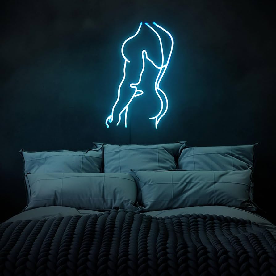 ネオンサイン　筋肉　LED ライト　マッチョ　マッスル　インテリア　壁掛け AMANYMXOK Muscle Man Neon Sign 21 inch LED Fitness Man Body