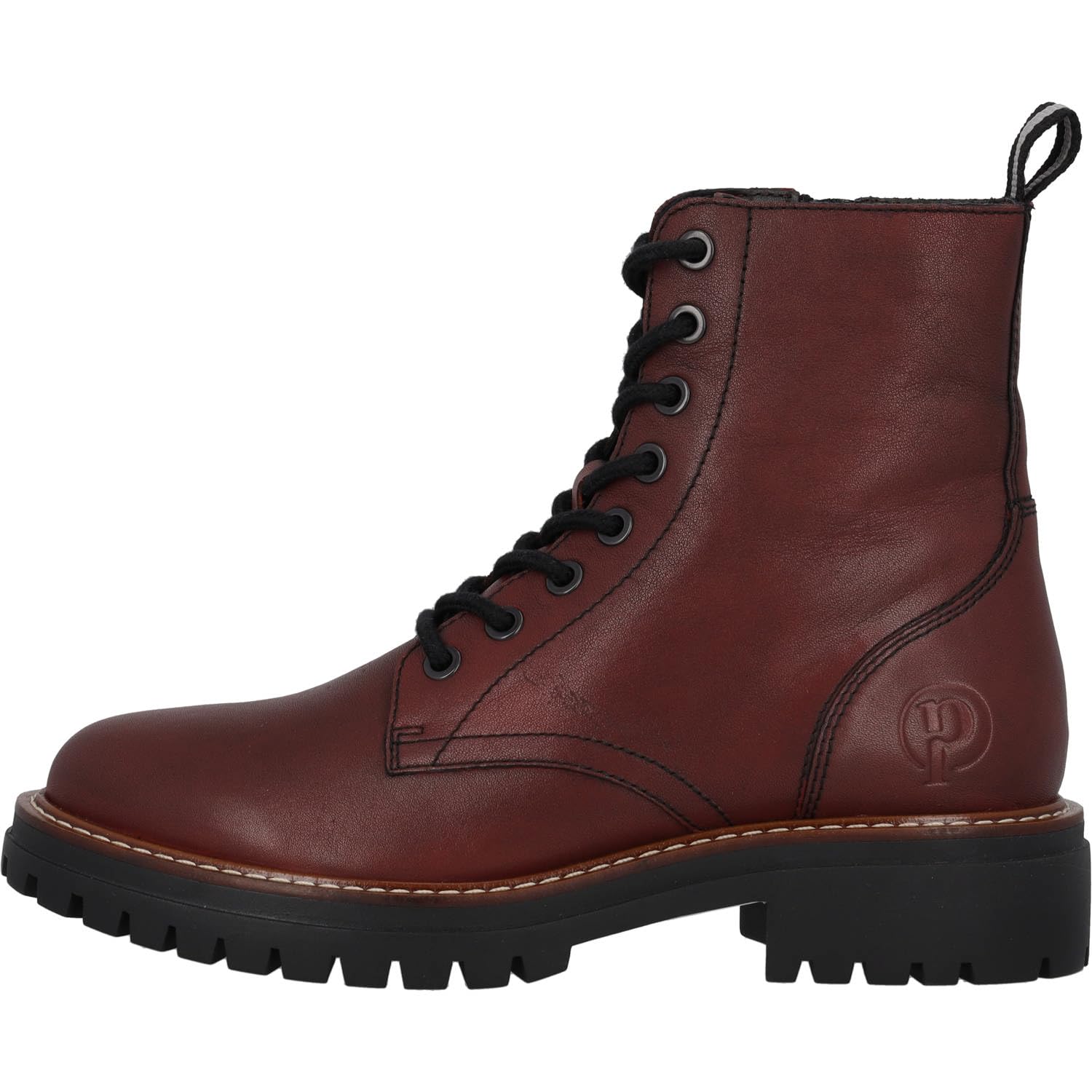 Palado Damen Stiefeletten Mileans - elegante Boots aus Rindsleder - leicht gefütterte Schnürstiefel - bequeme Ankle-Boots