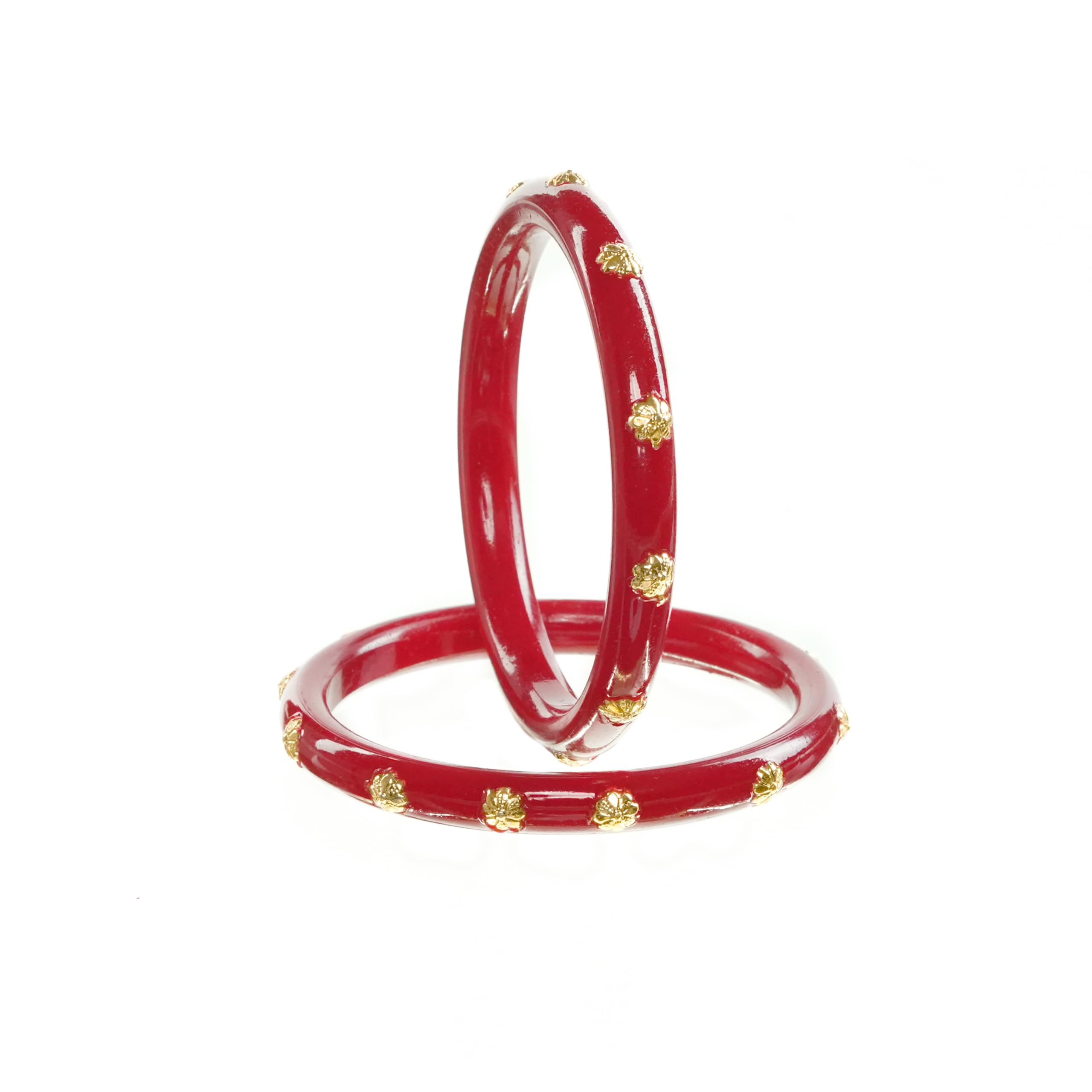 18K Red Pola Bangles Set For Women | SKU-F-152 (B0D71CP336) Amazon Price History, Amazon Price Tracker