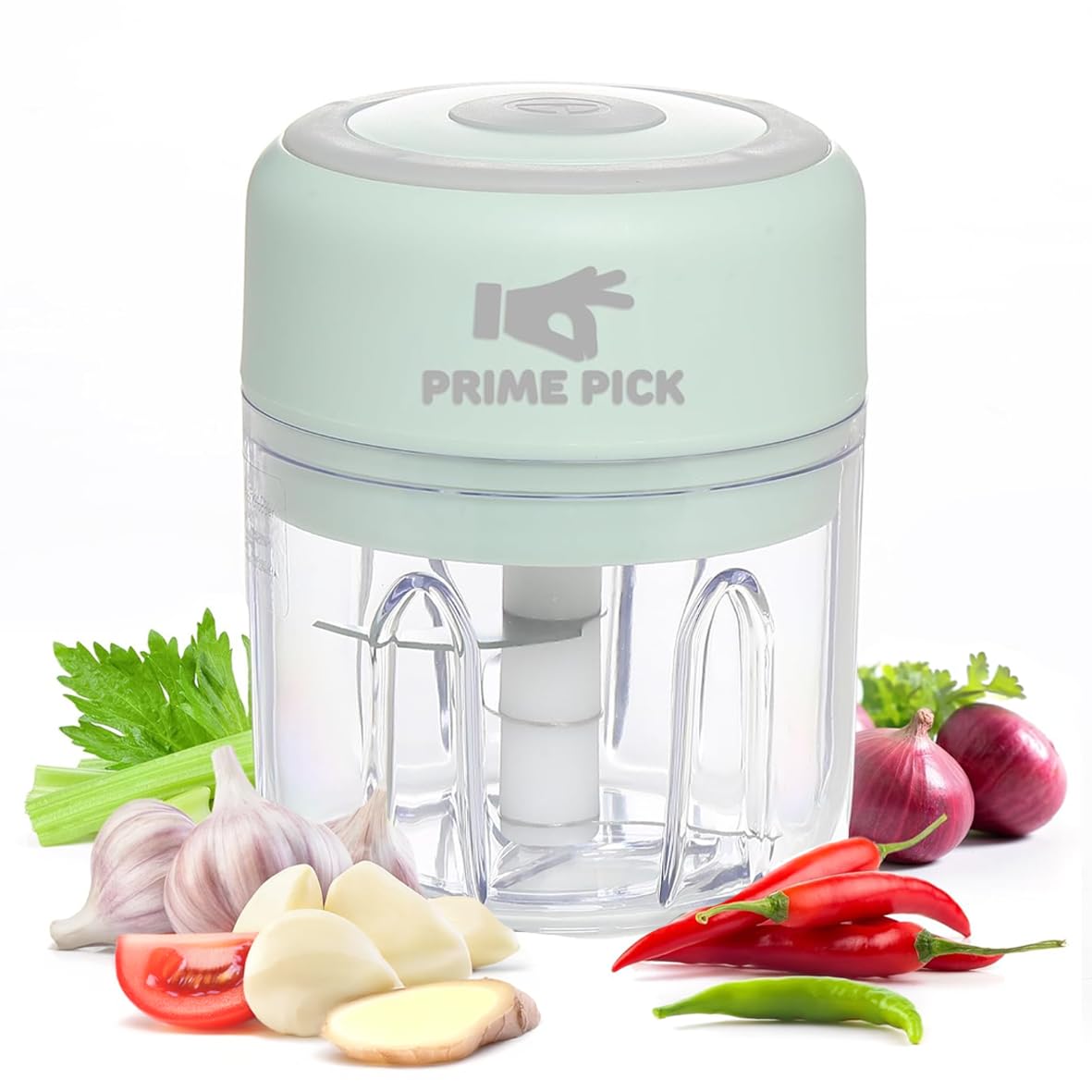 Prime Pick Rechargeable Mini Electric Chopper - Compact and Efficient Small Mixer Grinder Mini for Smooth Grinding and Blending - Ideal for Modern Kitchen. (B0CX8Z2YWY) Amazon Price History, Amazon Price Tracker