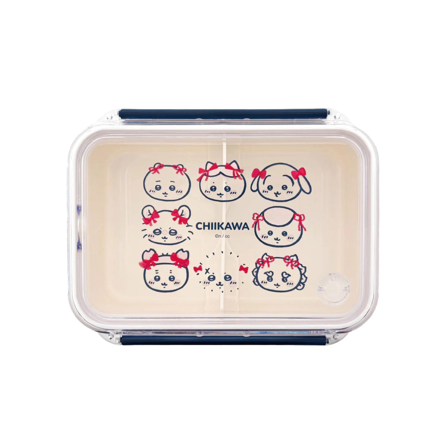 Chiikawa Square Bento Lunch Box Ribbon Design 17oz Made in Japan