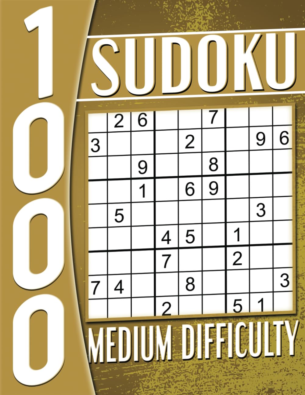 1000 Sudoku Books for Adults Medium Difficulty Large Print: Puzzles with Solutions, Activity Book for Adults and Seniors.