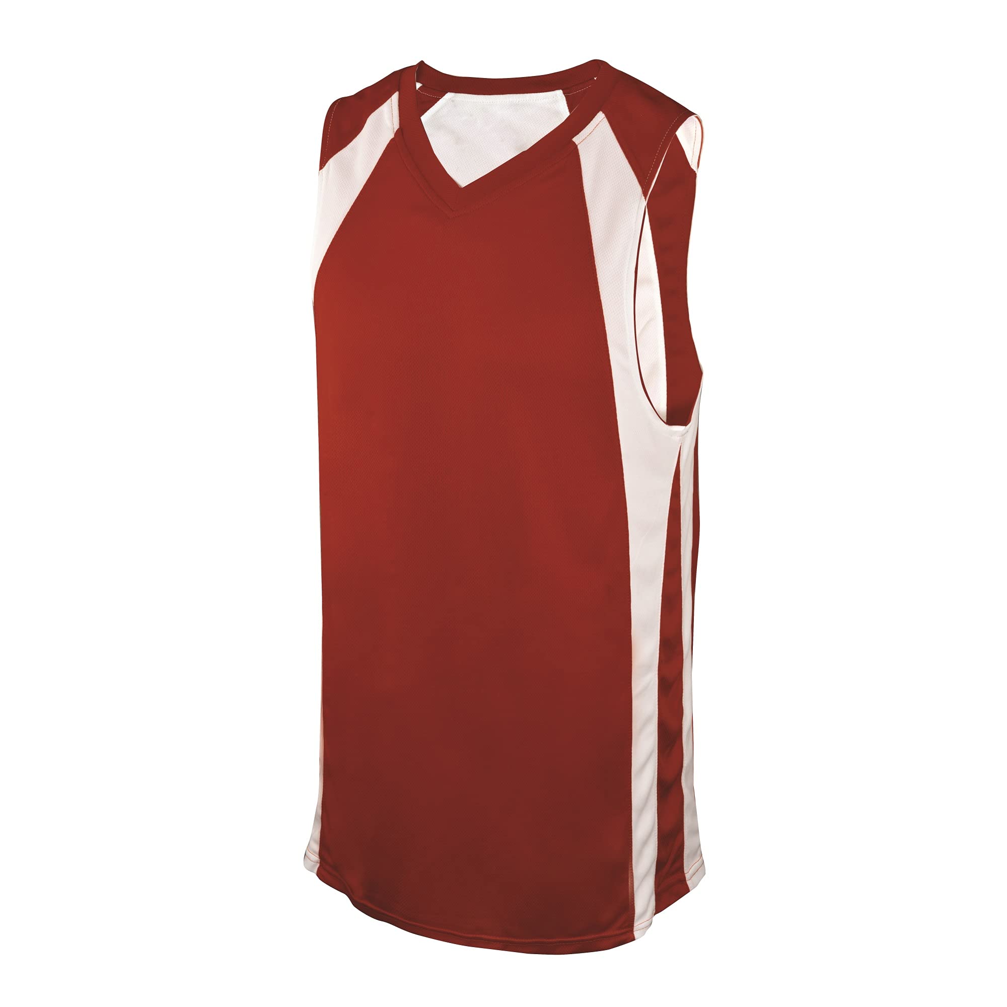 REV BASKETBALL JERSEY, RED/WHITE, YOUTH-SMALL