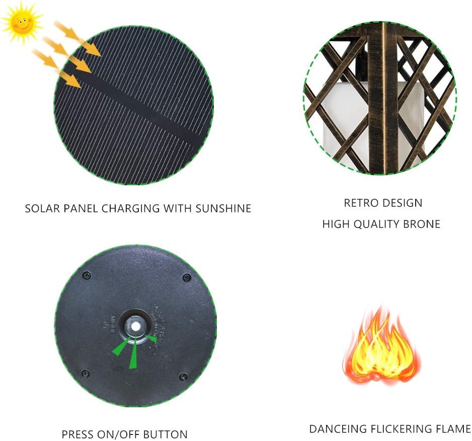 Prоmо 40% оƒƒ Solar Lanterns Metal Hanging Solar Lights Flickering Flame Outdoor Solar Lamp Hanging Lighting Tabletop Lights for Garden Yard Patio Pathway Balcony (2 Pack) Buу 1 gеt 1 🔥 Solar Lanterns Metal Hanging Solar Lights Flickering Flame Outdoor Solar Lamp Hanging Lighting Tabletop Lights for Garden Yard Patio Pathway Balcony (2 Pack)