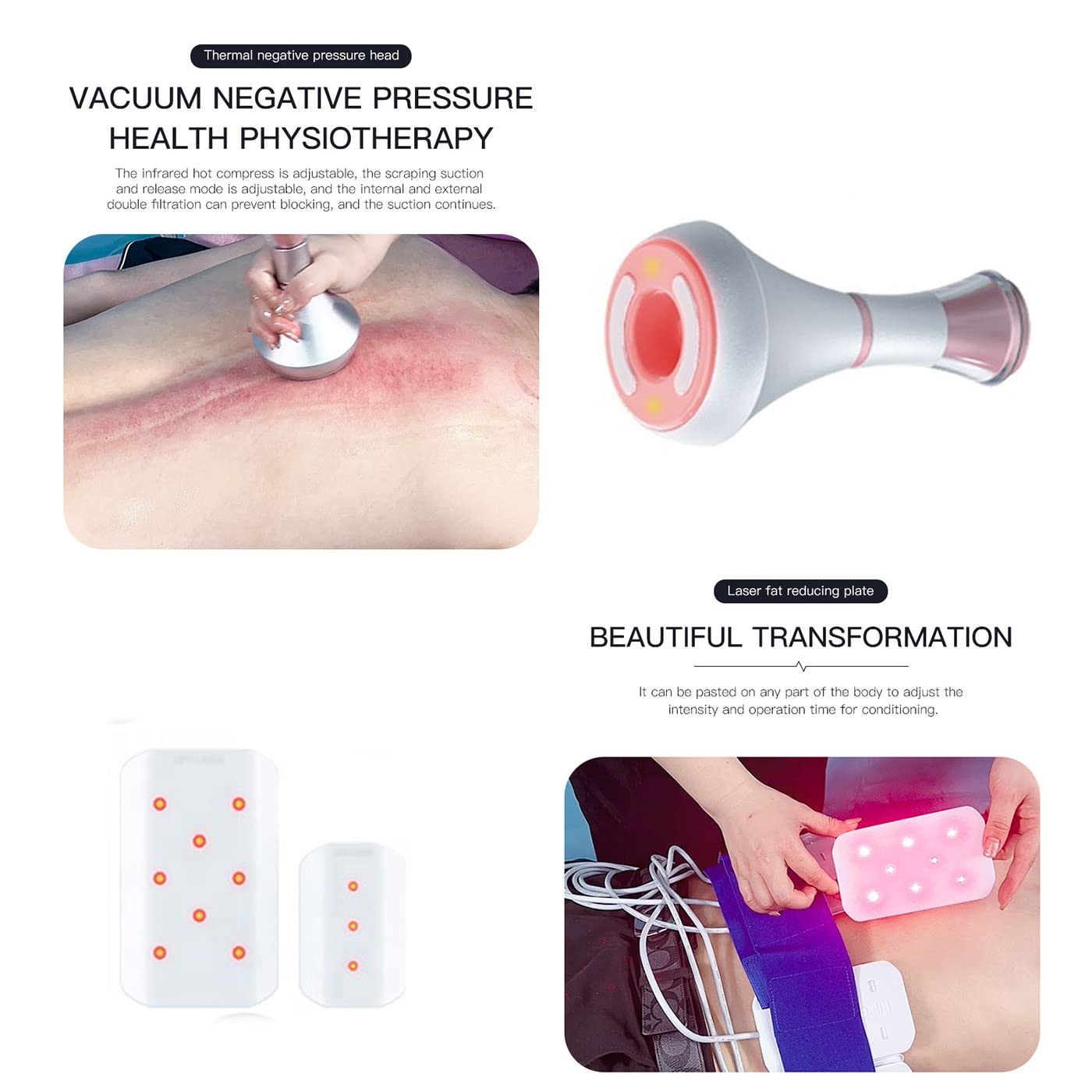 Macchina di bellezza 6 in 1 RF ed ultrasuoni per dimagrimento e ringiovanimento facciale, ideale per uso domestico e spa
