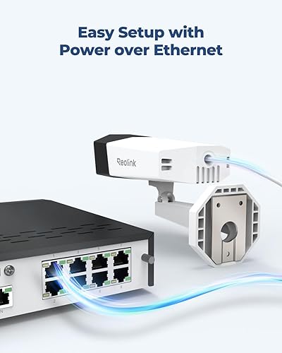Miniatura 8 de REOLINK Sistema de cámara de seguridad 4K PoE, cámara IP para el hogar al aire libre en ángulo de visión de 180 grados, detección de