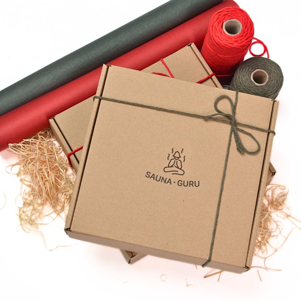 Sauna Geschenkset „Sauna King & Queen“ – 2x Saunahut aus 100% Wollfilz + Eukalyptus Saunaaufguss – Luxus Sauna Set für Zwei – Saunazubehör & Geschenkidee für Sauna Liebhaber, Wellness & Entspannung
