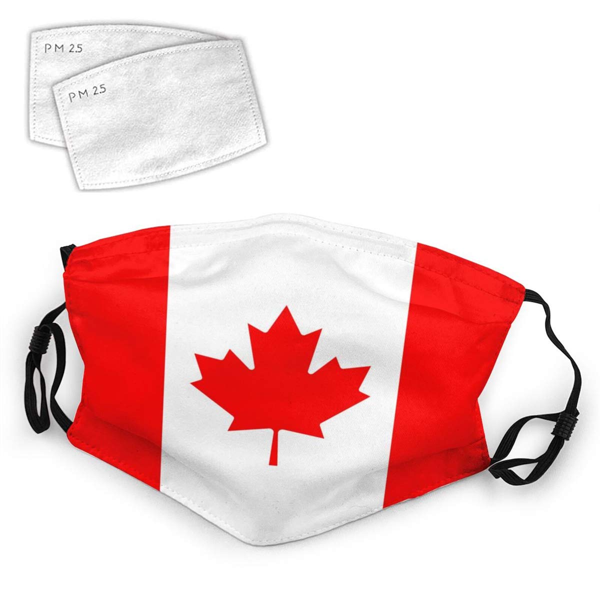 Canada Flag Irish National Flags Washable Mouth Filter Reusable Cotton Face for Adults Women Men Protect