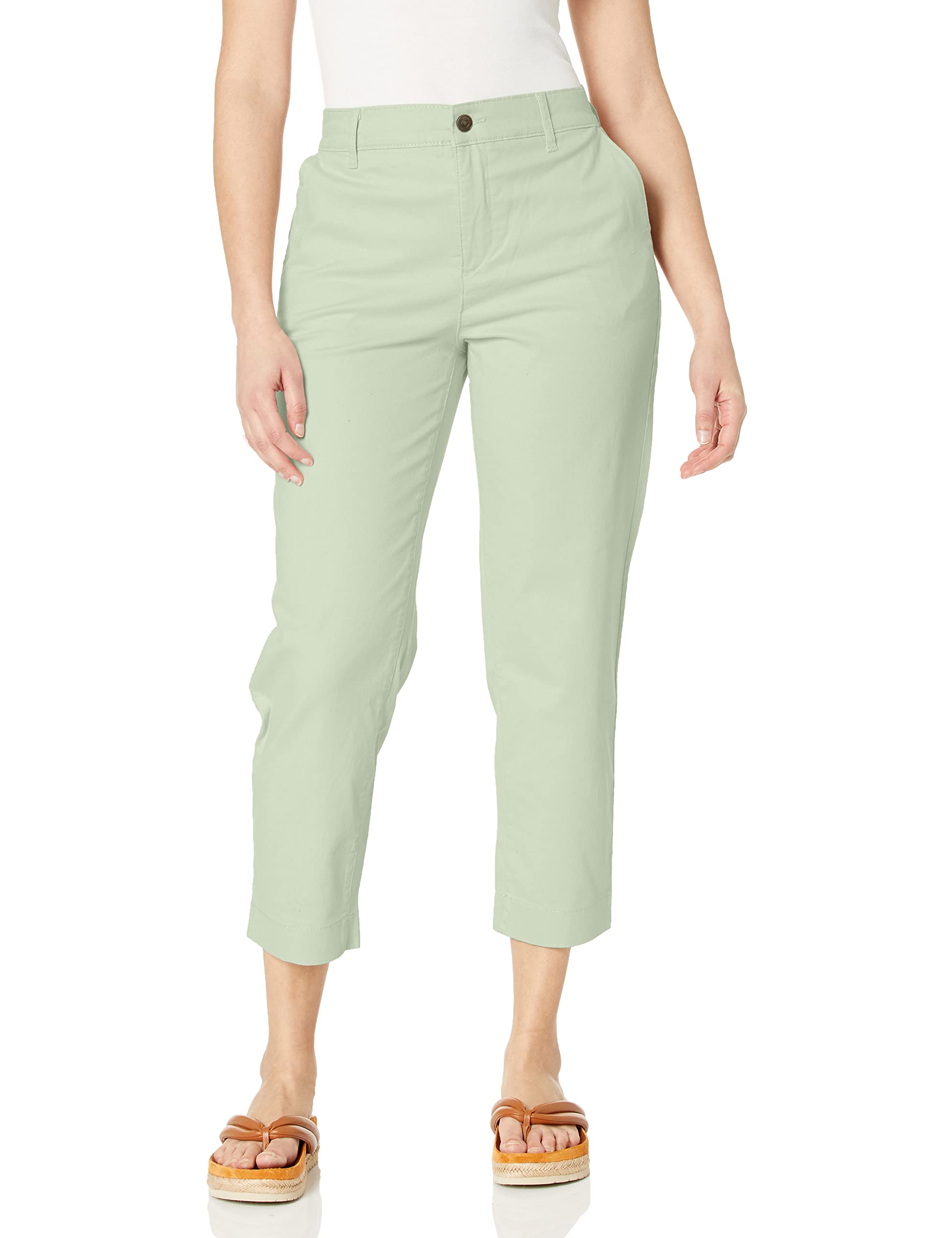 Gloria Vanderbilt Womens High Rise Tapered Trouser Pant Standard