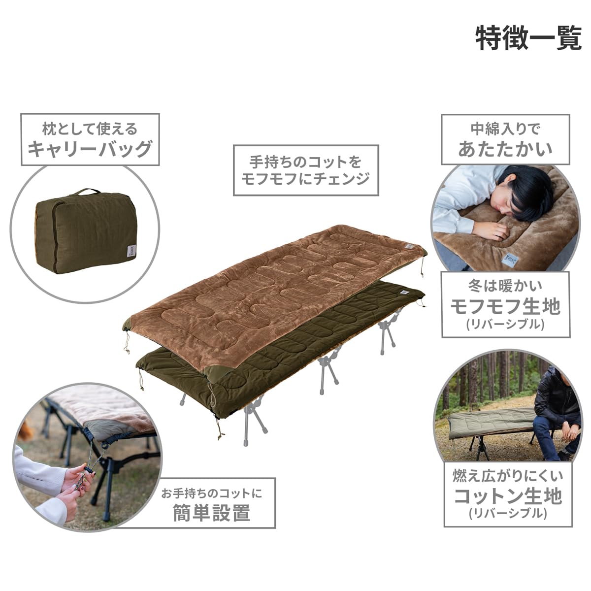 DODモフモフコットカバー Amazon | DOD(ディーオーディー) モフモフチェンジャー コット