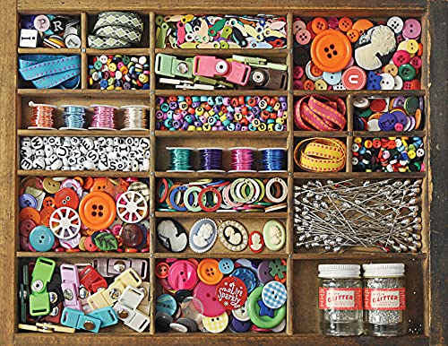 Springbok 33-01497 S 500 Piece Jigsaw Puzzle The Sewing Box cover