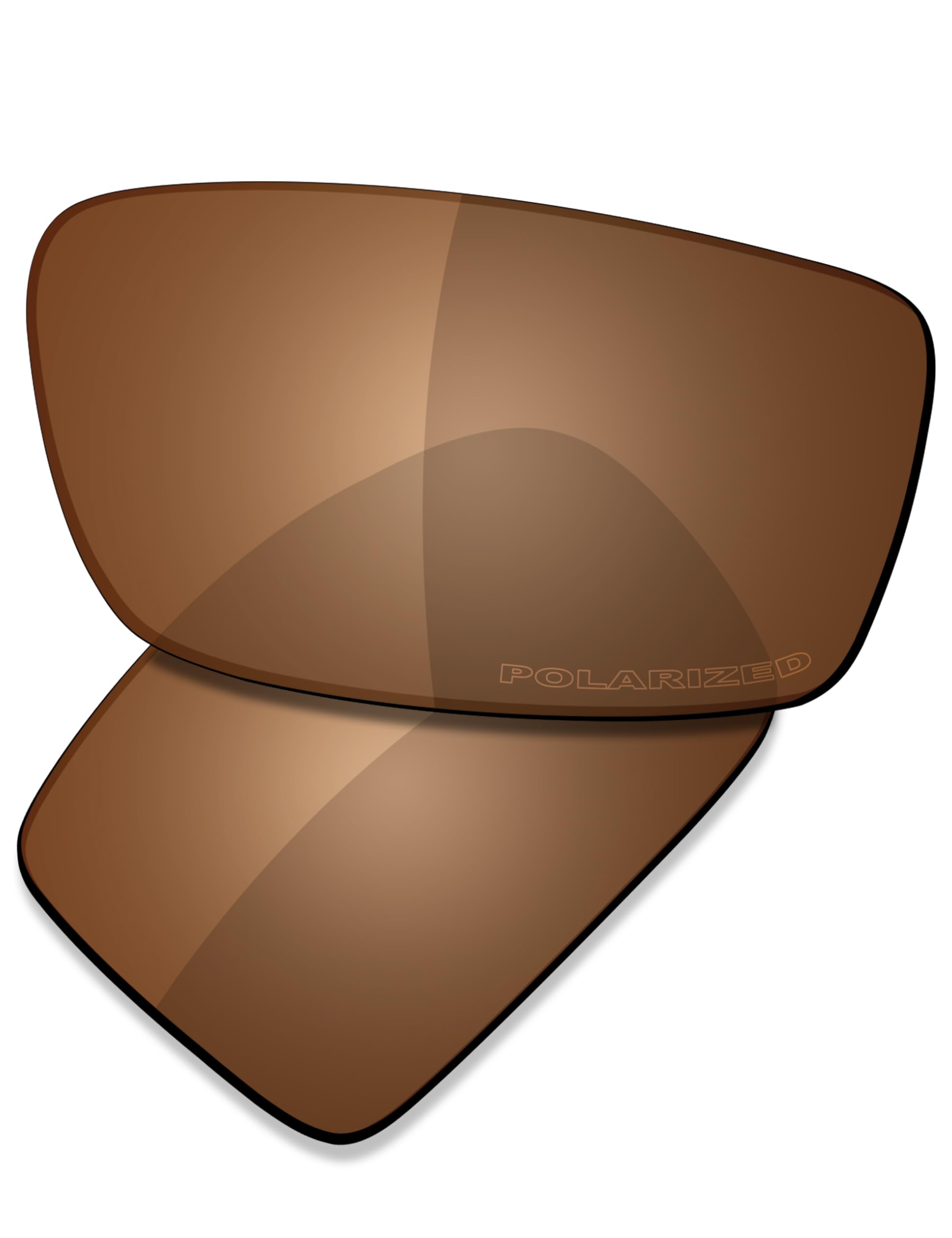 Saucer Lentes de repuesto premium y kits de goma para gafas de sol Oakley Gibston OO9449, High Definition - Amber Brown Polarized, Taille unique