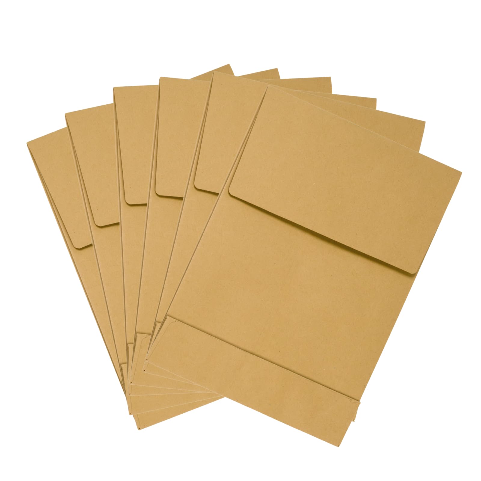 Emerson 250 sobres de envío DIN B5 marrones 176 x 250 mm 120g, sobres comerciales con solapa recta adhesiva, sin ventana, sobres formato grande carta B5, sobres postales B5