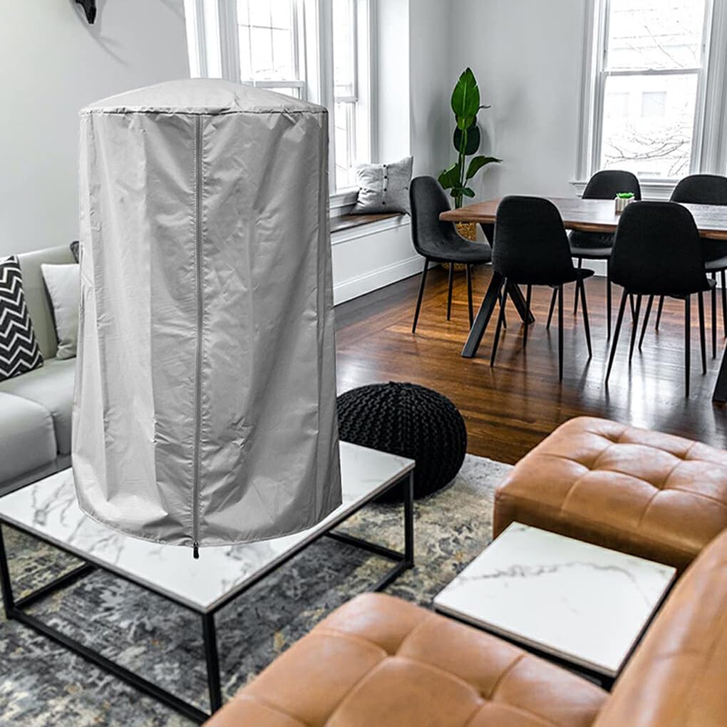 Copertura Per Riscaldatore Da Terrazzo | Impermeabile E Anti-UV 226x85x48 Cm - Con Cerniera E Cordino - Foto 5