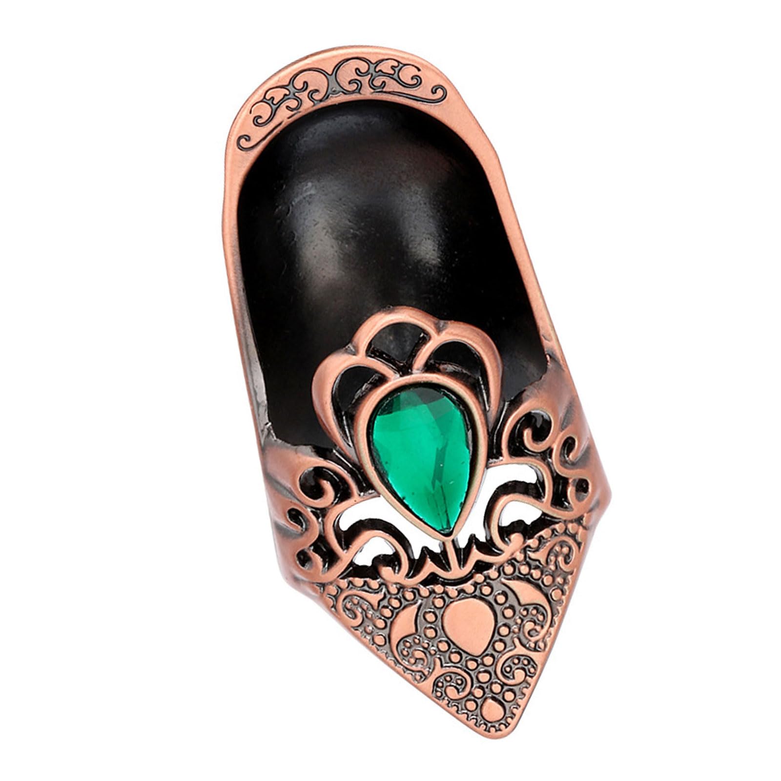 Tsophreniq Trim Decorated Fingerstall with Crystal Intonation Ergonomic Finger Plate for Needlecraft Mixture Sewing Equipment Ventilated Sewing Fingerstall Hoop