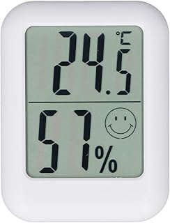 Mini Digital Electronic Temperature,Gauge Indoor Thermometer Hygrometer Accurate Humidity Gauge with LCD Display for Humidors, Greenhouse, Garden, Cellar, Fridge, Closet