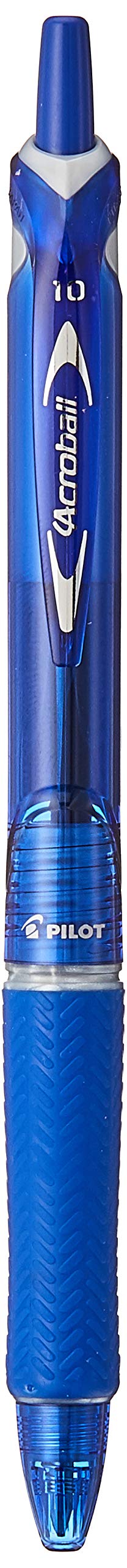 Pilot Acroball Medium Acroball Ballpoint Pen Blue Medium 0.4 Mm Refillable Pack Of 10