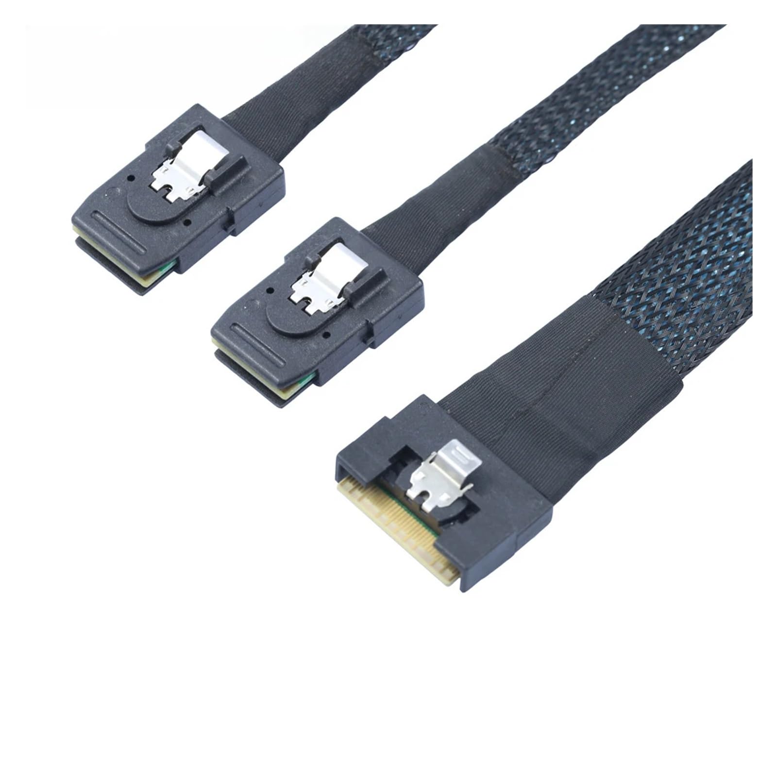 PCI-E Ultraport Slimline S*A*S 4.0 LP Low Profile SFF-8654 8i 74pin a 2X MI NI S*A*S SFF-8087 36Pin Server Connessione interna (0,5 m)
