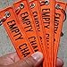 EMPTY CHAMBER - Key Chains - 5pcs Rotary13B1 (Neon Orange)