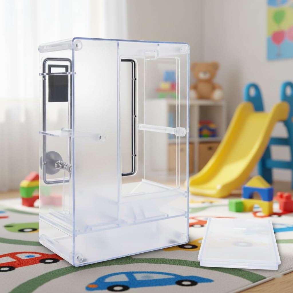 My Mini Vending Machine Desk Toy Clear Acrylic Eraser Dispenser & Desktop Organizer Cute Office Supplies & Stationery Storage