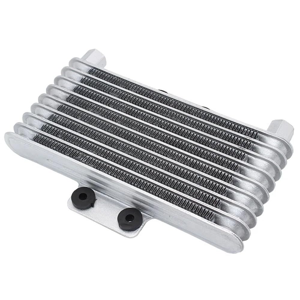 Chłodnica oleju motocyklowego Chłodnica silnika chłodzącego aluminium 125 ml 125CC-250CC Adapter Chłodnica oleju motocyklowego Dirt Bike ATV(Silver m12 x 1.25)