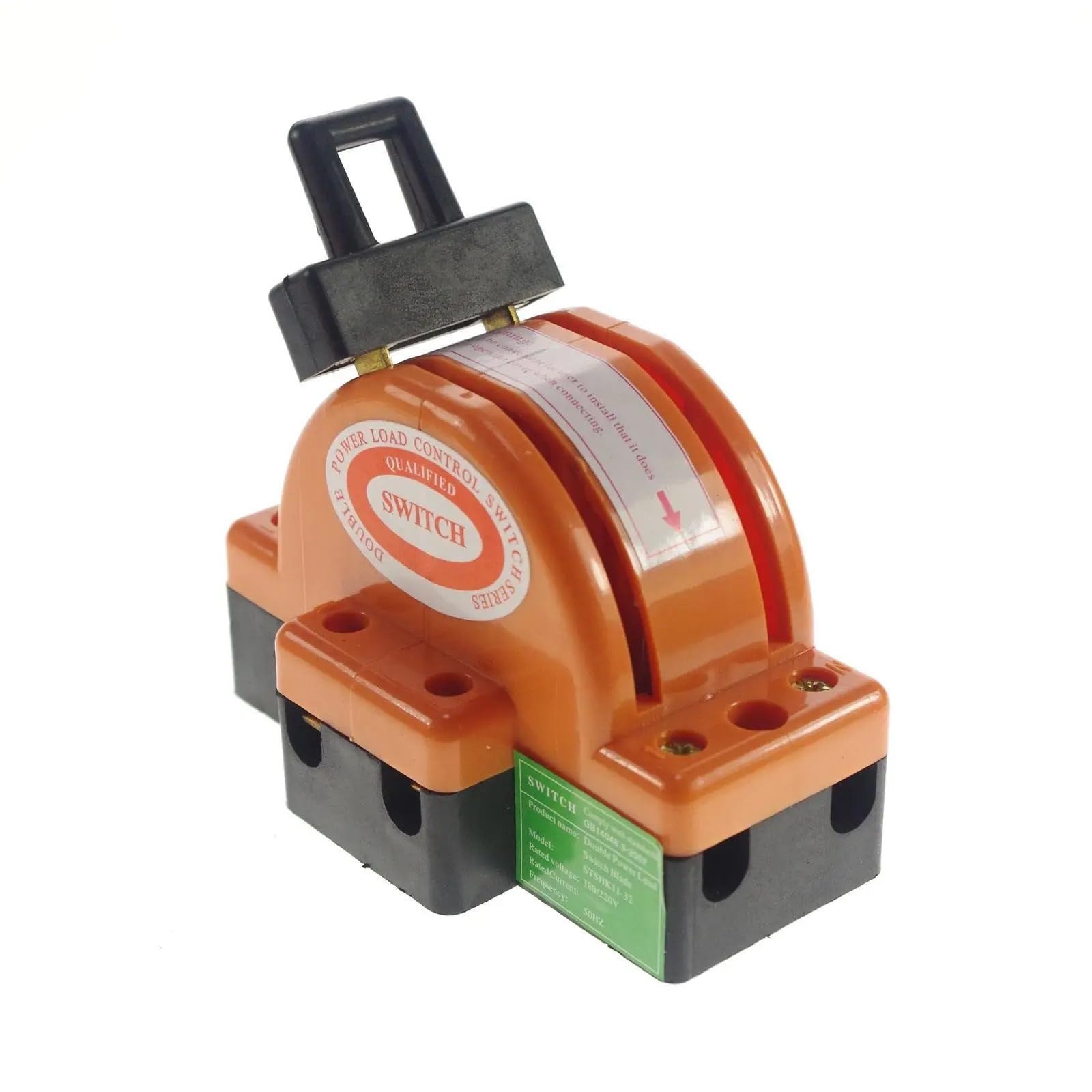 Interruptor de desconexión bipolar de doble tiro de 30 A, 220 V/380 V, 1 unidad