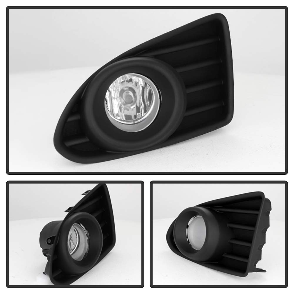 ACANII - For 2012-2015 Scion iQ Hatchback Glass Lens Bumper Fog Lights Lamp wSwitch Assembly Driver & Passenger Side product thumbnail 4