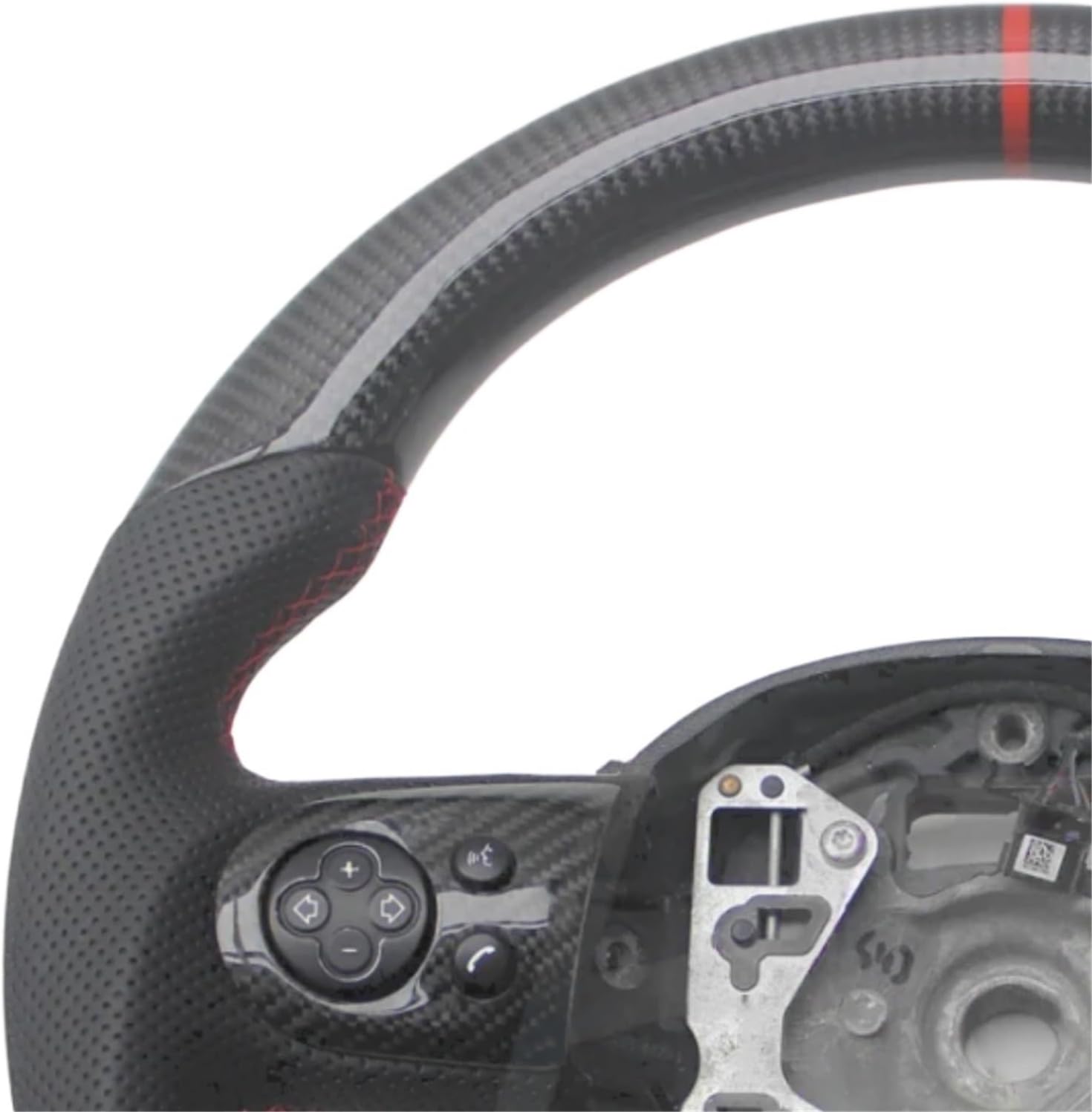 Replacement For BMW MINI R55 R56 R57 R58 R59 R60 R61 Leather Carbon Fiber Steering Wheel Car Accessories