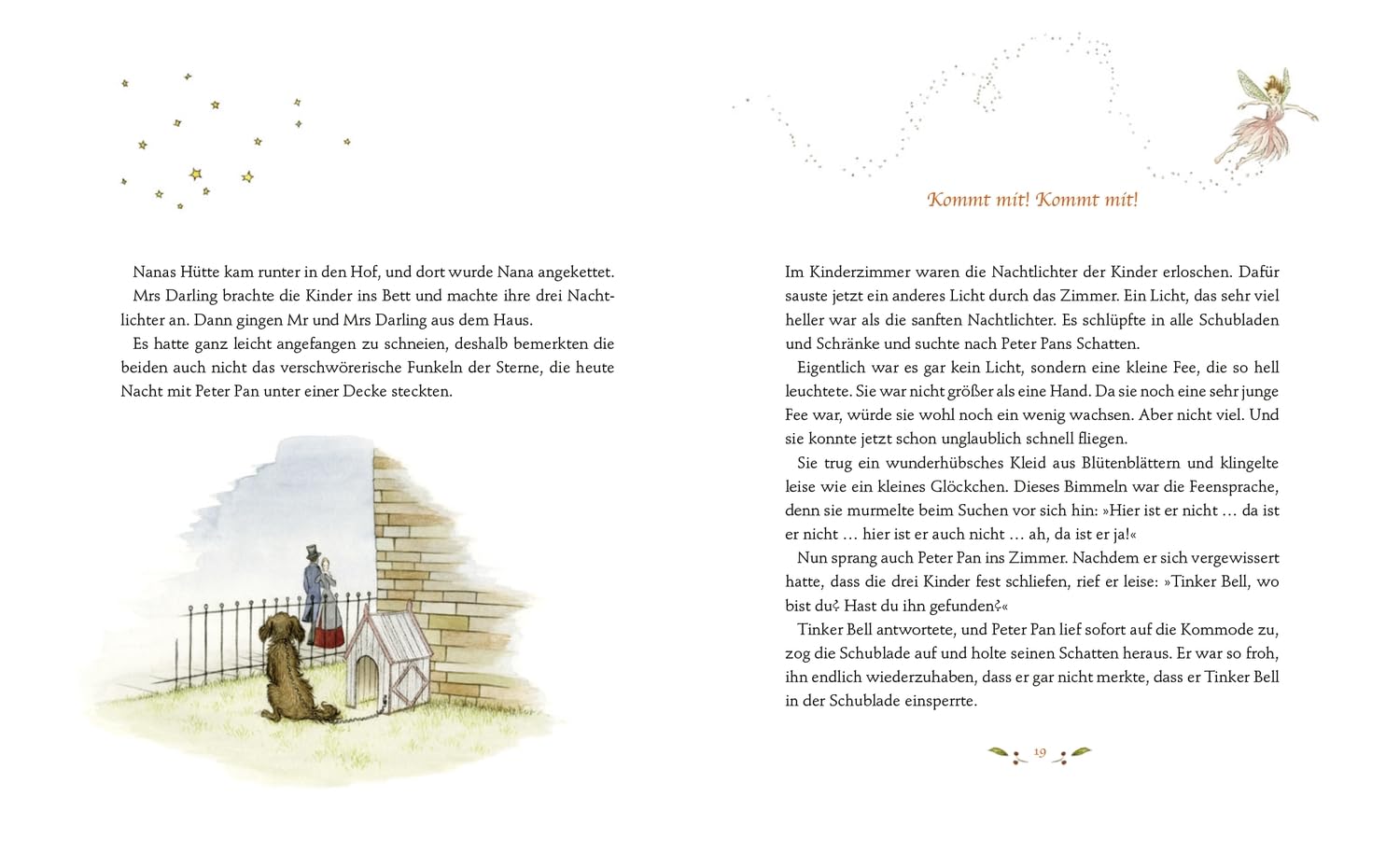 Klassiker zum Vorlesen. Peter Pan: Der Klassiker neu erzählt im Vorlesebuch für Kinder ab 5 Jahren, die die Magie von Nimmerland entdecken möchten
