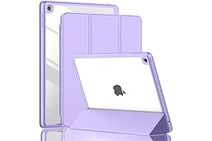 Slim Transparent iPad Case with Pencil Holder