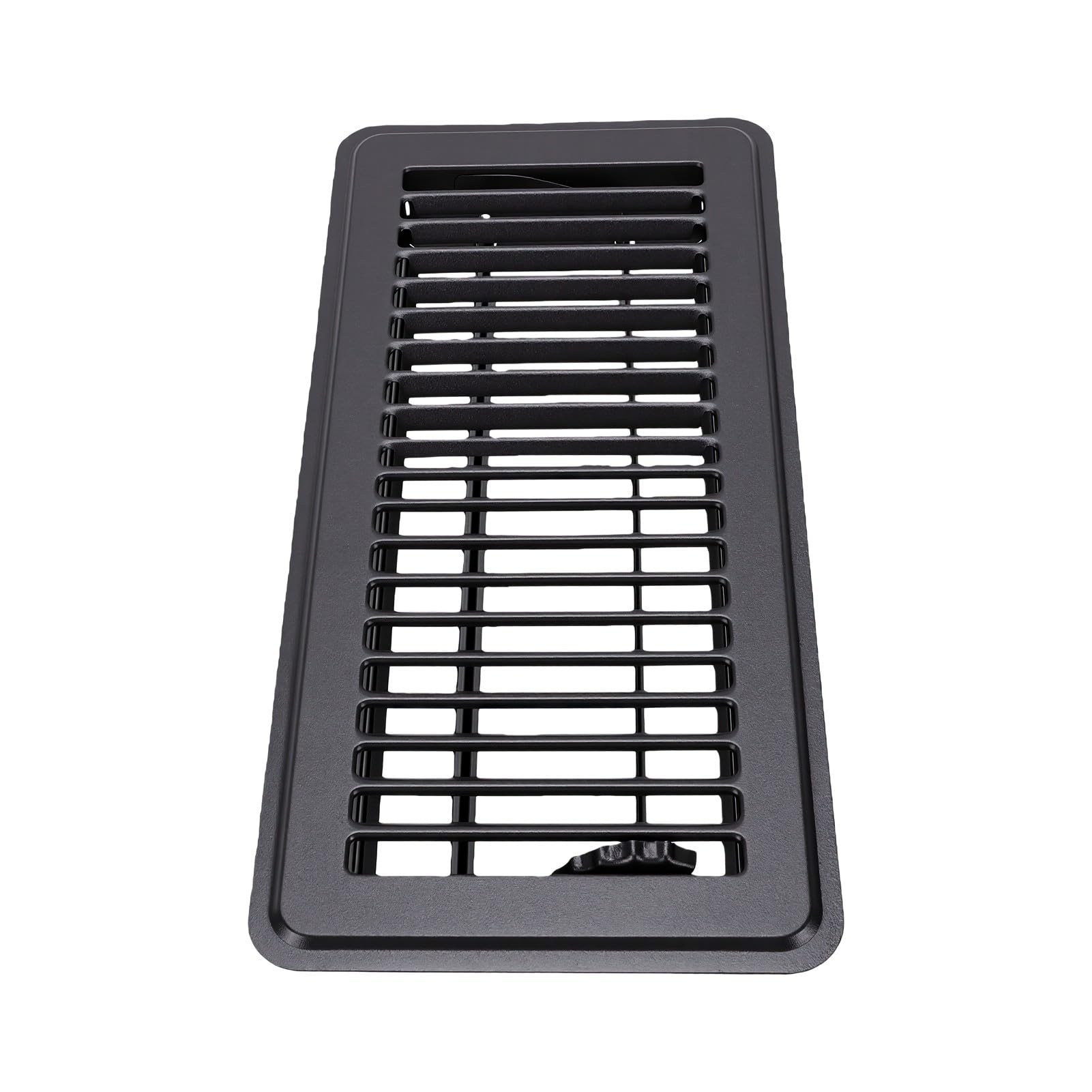 Hyuduo Rejilla de Ventilación de Acero para Piso Pulgadas, Registro Transitable con Compuerta Ajustable para Sistemas HVAC del Hogar