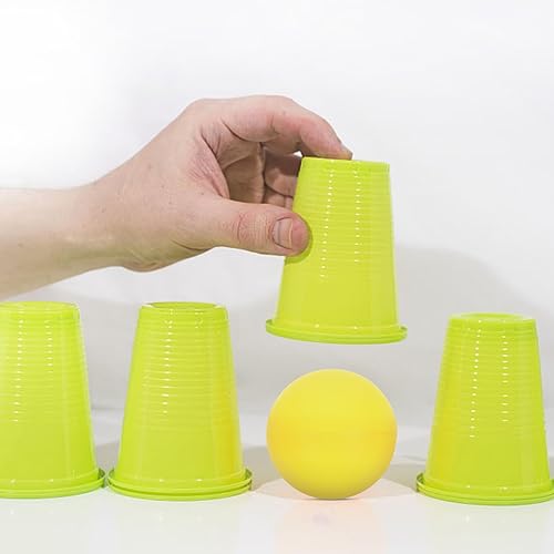 Miniatura 7 de Happyyami 25 bolas de rifa, bolas de bingo sin número, bolas huecas de plástico, 1.575 in, color amarillo