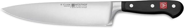 Wusthof 13626 4582/20 20 cm Cooks Knife, Black, Steel