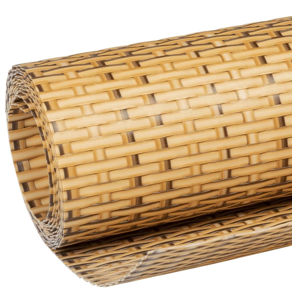 Générique Paravent de Balcon Marron Clair 400x80 cm résine tressée,Quincaillerie,Clôtures & barrières,Panneaux de clôture,Brun,2.75 KG,156268