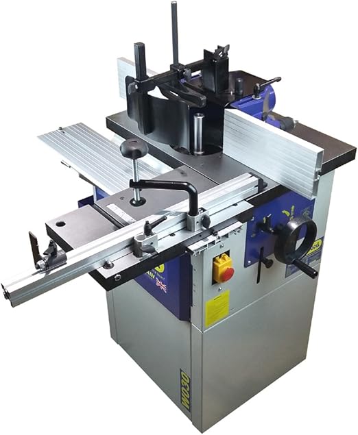 CHARNWOOD W030P Woodworking Spindle Moulder with Cutter Block & Drum