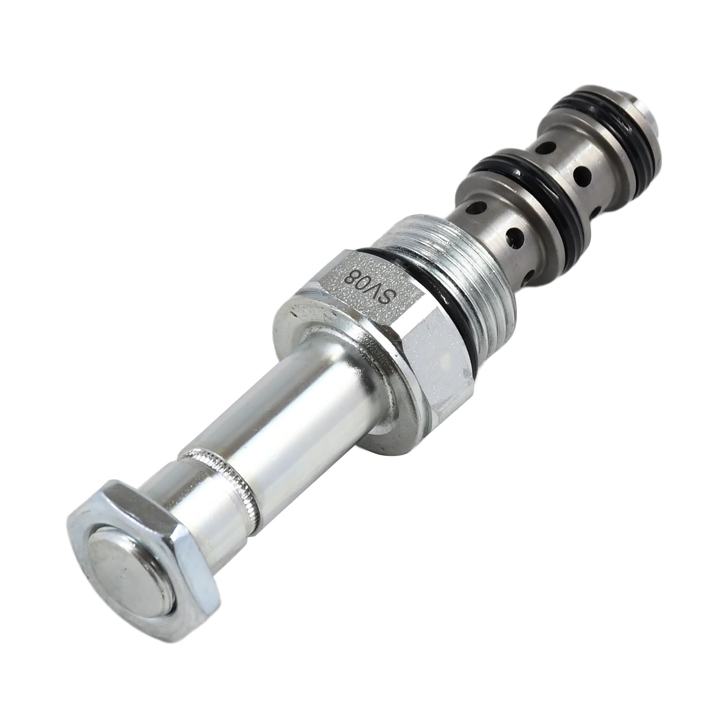 Válvula selectora de cartucho operada por solenoide de 3 vías y 2 posiciones compatible con Hydraforce SV08-30-0-N-00 SV08300N00
