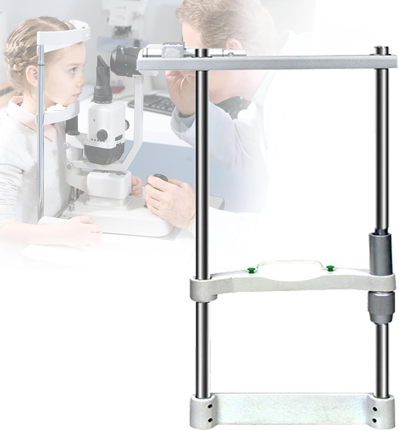 Wsparcie czoła Podpórka podbródka do treningu optometrii, sprzęt wizyjny dla profesjonalistów zajmujących się pielęgnacją oczu, niezbędne akcesoria optyczne do centrów terapii wzroku