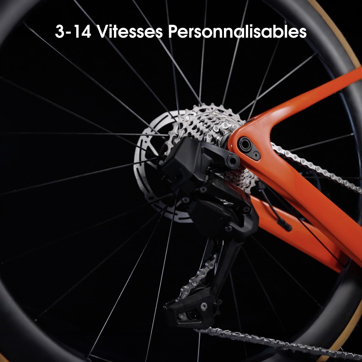 WHEEL TOP-Ensemble de dérailleur de vélo EDS TX, manettes de vitesse de vélo de route, fibre de carbone, kits de cyclisme, avant, arrière, 7-13s  18