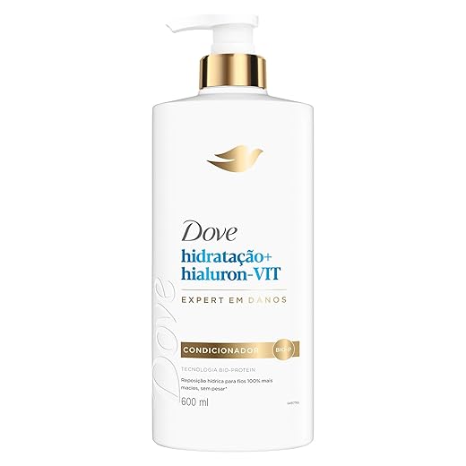 Dove Condicionador Hidratação + Hialuron-Vit 600ml Pump