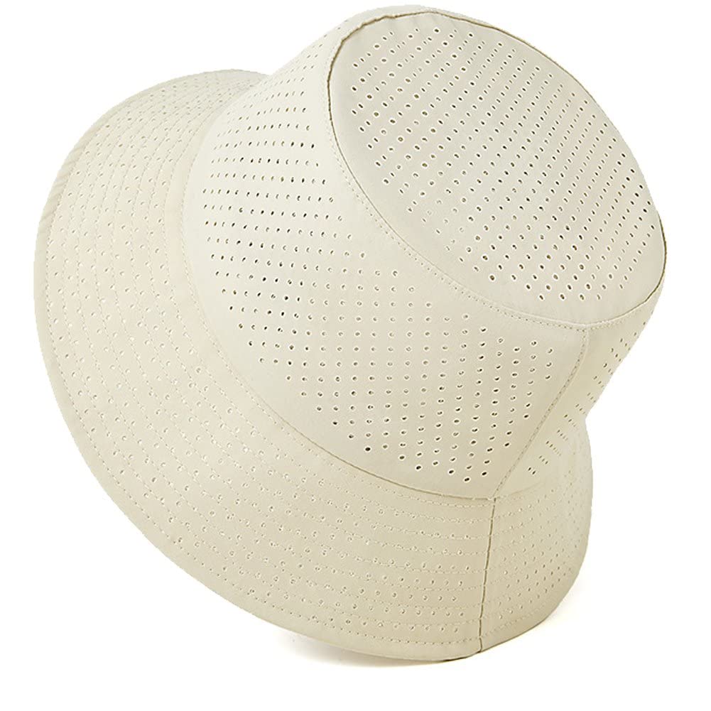 Casiler Men's Khaki Oversize Panama Hat For Big Head Size Cap Fishing Sun Hat Beach Wide Brim Bucket Hat Summer Fishing Hats For Wo