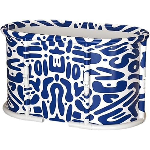 ZLBYXLUポータブルバスタブ 浴槽 お風呂 折り畳み浴槽 簡易風呂 湯船 簡易バスタブ 簡易浴槽 サウナ 水風呂 持ち運び浴槽 バケッツ 浸漬式 SPA 折りたたみプール 大人 子供 家庭用 取り付け不要 収納便利 コンパクト 収納バッグ付き (A)