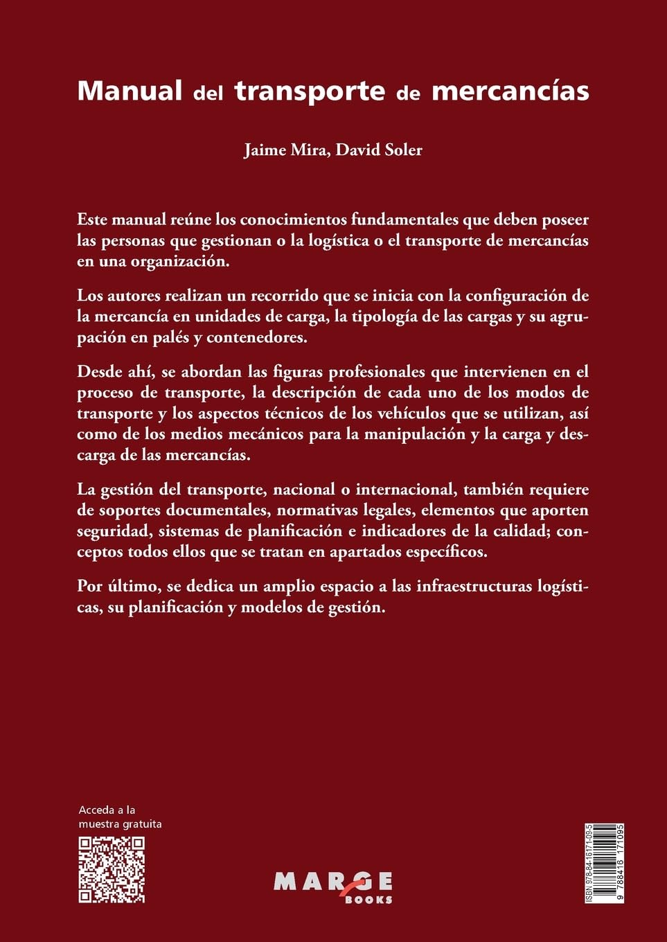 Manual Del Transporte De Mercancías (3ª Ed.): 0 (Gestión del transporte)