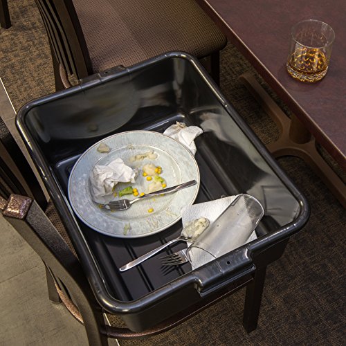 Carlisle Foodservice Products 4401103 Comfort Curve Bus Box/Tote Box, 7" Deep, Black #TOP4