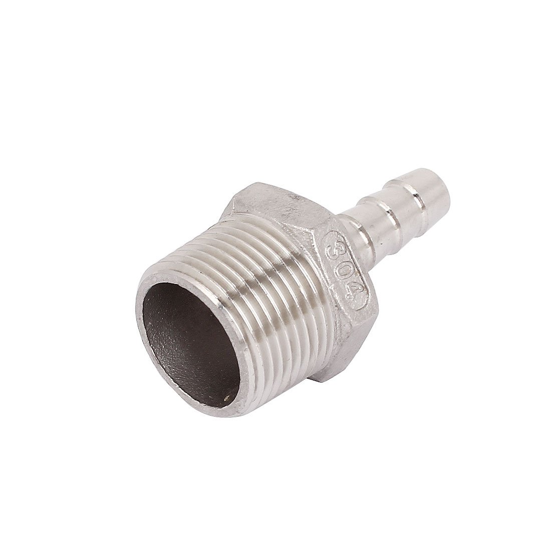 Sourcingmap 3/4BSP Male Thread to 10mm Hose Barb Straight Fitting Adapter Coupler